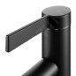 Keuco IXMO - Mitigeur de lavabo avec vidage, noir mat 59501371001