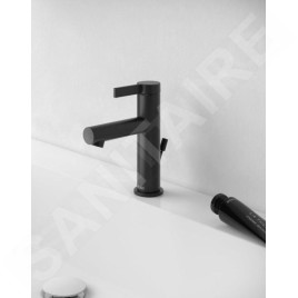 Keuco IXMO - Mitigeur de lavabo avec vidage, noir mat 59501371001
