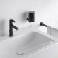 Keuco IXMO - Mitigeur de lavabo avec vidage, noir mat 59501371001