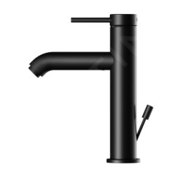 Keuco IXMO - Mitigeur de lavabo avec vidage, noir mat 59501372001