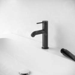 Keuco IXMO - Mitigeur de lavabo, noir mat 59501372101