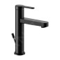 Keuco IXMO - Mitigeur de lavabo avec vidage, noir mat 59501373001