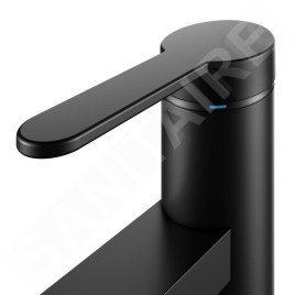 Keuco IXMO - Mitigeur de lavabo avec vidage, noir mat 59501373001