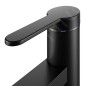 Keuco IXMO - Mitigeur de lavabo avec vidage, noir mat 59501373001