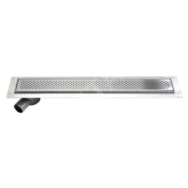 Aqualine Canniveaux - Caniveau de douche avec grille  860x140x92 mm, inox 2705-90
