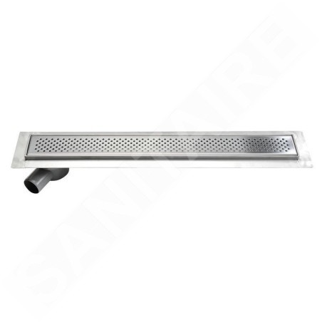 Aqualine Canniveaux - Caniveau de douche avec grille  860x140x92 mm, inox 2705-90