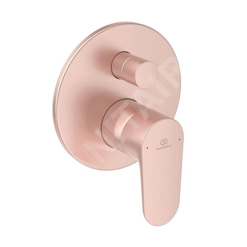 Ideal Standard Cerafine O - Mitigeur encastrable 2 sorties, rosé A7350RO