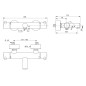 Ideal Standard CeraTherm - Mitigeur thermostatique de baignoire, gris magnétique A7588A5