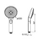 Hansa Activejet - Douchette 120, 3 jets, gris clair chrome 84330100