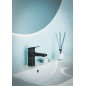 Ideal Standard Ceraplan iX - Mitigeur de lavabo hybride, alimentation par piles, noir soyeux BD282XG