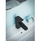 Ideal Standard Ceraplan iX - Mitigeur de lavabo hybride, alimentation par piles, noir soyeux BD282XG