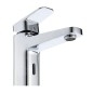 Ideal Standard Ceraplan iX - Mitigeur de lavabo hybride, avec garniture de vidage ClickClack, alimentation par piles, chrome