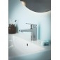 Ideal Standard Ceraplan iX - Mitigeur de lavabo hybride, avec garniture de vidage ClickClack, alimentation par piles, chrome