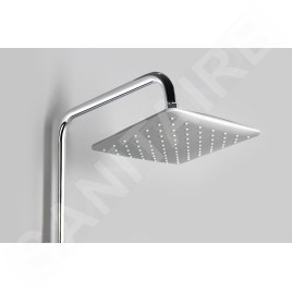 Aqualine Factor - Set de douche avec mitigeur, raccord de douche inférieur, chrome FC960