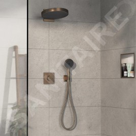 Hansgrohe ShowerSelect Comfort - Mitigeur thermostatique encastré, 2 sorties, bronze brossé 15572140