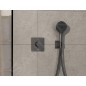 Hansgrohe ShowerSelect Comfort - Mitigeur thermostatique encastré, 2 sorties, chrome noir brossé 15572340
