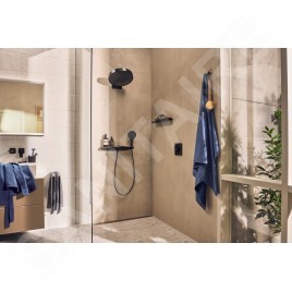 Hansgrohe ShowerSelect Comfort - Mitigeur thermostatique encastré, 2 sorties, noir mat 15572670