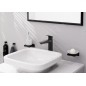 Hansgrohe Logis - Mitigeur de lavabo avec vidage, EcoSmart, noir mat 71090670