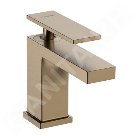 Hansgrohe Tecturis E - Mitigeur d'évier avec vidage, CoolStart, EcoSmart, bronze brossé 73002140