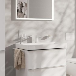 Hansgrohe Tecturis E - Mitigeur de lavabo avec vidage, CoolStart, EcoSmart, blanc mat 73002700