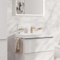Hansgrohe Tecturis E - Mitigeur d'évier avec vidage, EcoSmart, bronze brossé 73010140