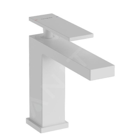 Hansgrohe Tecturis E - Mitigeur de lavabo avec vidage, EcoSmart, blanc mat 73010700