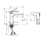 Hansgrohe Tecturis E - Mitigeur de lavabo, CoolStart, EcoSmart, bronze brossé 73012140