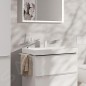 Hansgrohe Tecturis E - Mitigeur de lavabo avec vidage, CoolStart, EcoSmart, blanc mat 73014700