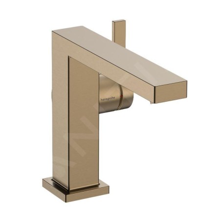 Hansgrohe Tecturis E - Mitigeur d'évier avec vidage, CoolStart, EcoSmart, bronze brossé 73023140