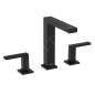 Hansgrohe Tecturis E - Mitigeur de lavabo avec vidage Push-Open, installation à 3 trous, EcoSmart, noir mat 73030670