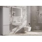 Hansgrohe Tecturis E - Mitigeur de lavabo avec vidage Push-Open, installation à 3 trous, EcoSmart, blanc mat 73030700