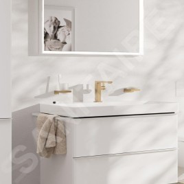 Hansgrohe Tecturis E - Mitigeur de lavabo avec vidage Push-Open, CoolStart, EcoSmart, bronze brossé 73040140