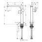 Hansgrohe Tecturis E - Mitigeur de lavabo, CoolStart, EcoSmart, bronze brossé 73072140