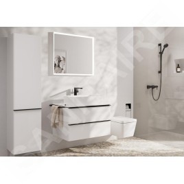 Hansgrohe Tecturis E - Mitigeur de lavabo, CoolStart, EcoSmart, noir mat 73072670