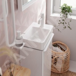 Hansgrohe Tecturis S - Bonde de lavabo, EcoSmart, blanc mat 73313700