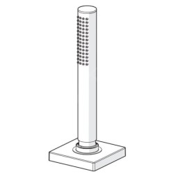 Hansa Stilo - Tête de douche pour bord de baignoire, chrome 53549420