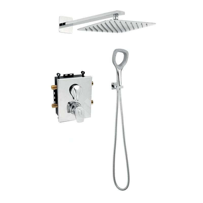 Novaservis Metalia Eco+ - Colonne de douche 250 ECO+ avec thermostat encastré, chrome SADAECO52RT Novaservis Metalia Eco+ - Colonne de douche 250 ECO+ avec thermostat encastré, chrome SADAECO52RT