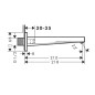 Hansgrohe Tecturis E - Bec de baignoire, noir mat 73410670