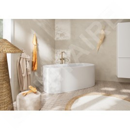 Hansgrohe Tecturis S - Mitigeur de baignoire à monter au sol, bronze brossé 73440140