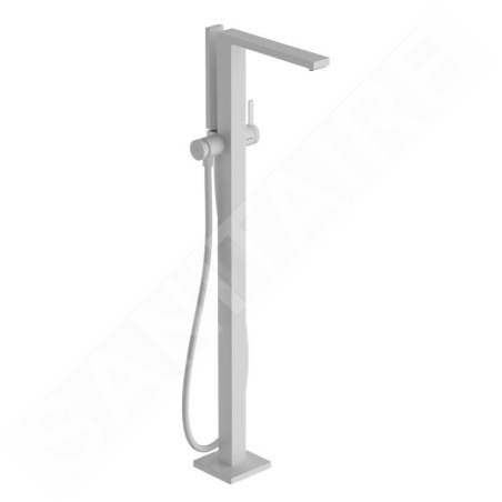 Hansgrohe Tecturis E - Mitigeur de baignoire, montage au sol, blanc mat 73445700