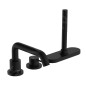 Hansgrohe Tecturis S - Mitigeur sur bord de baignoire, installation 3 trous, sBox, noir mat 73447670