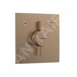 Hansgrohe DuoTurn E - Mitigeur encastré, 2 sorties, bronze brossé 75417140