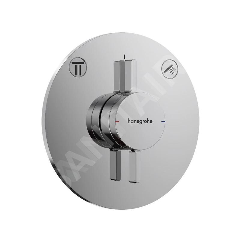 Hansgrohe DuoTurn S - Mitigeur encastrable, pour 2 sorties, chrome 75418000