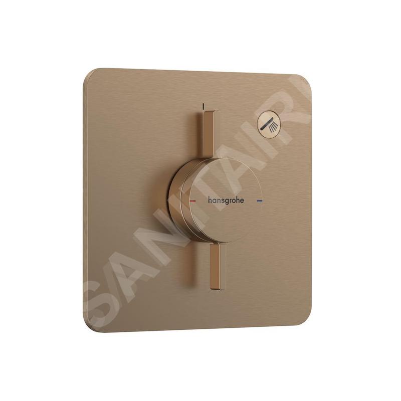 Hansgrohe DuoTurn Q - Mitigeur de douche encastré, bronze brossé 75614140
