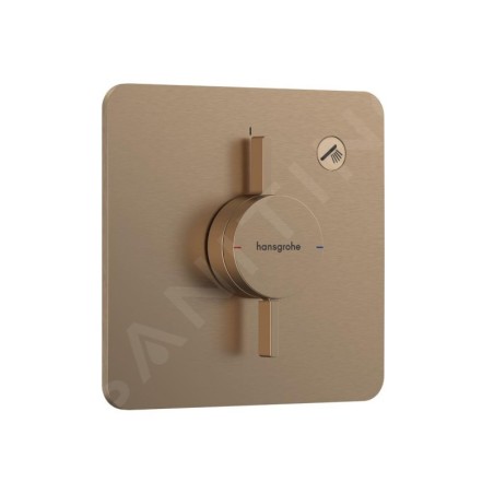 Hansgrohe DuoTurn Q - Mitigeur de douche encastré, bronze brossé 75614140