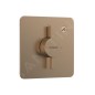 Hansgrohe DuoTurn Q - Mitigeur de douche encastré, bronze brossé 75614140