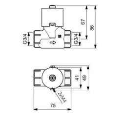 Ideal Standard Accessoires - Corps d'encastrement DN20 BC462NU
