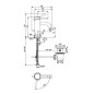Ideal Standard Ceraline Nuovo - Mitigeur d'évier avec bonde, BlueStart, chrome BD756AA