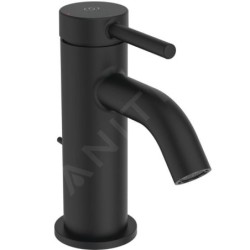 Ideal Standard Ceraline Nuovo - Mitigeur de lavabo avec bonde, BlueStart, noir soyeux BD756XG