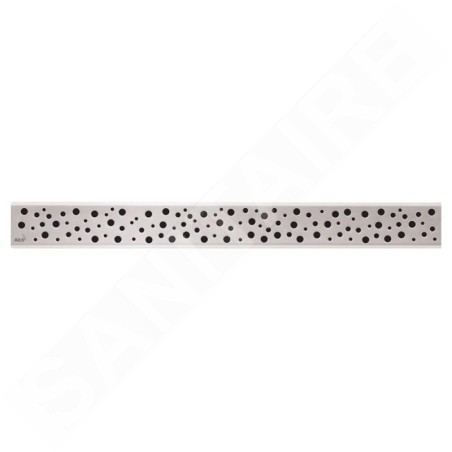 Alcadrain Grilles - Grille pour caniveau de douche linéaire 850 mm, inox mat BUBLE-850M